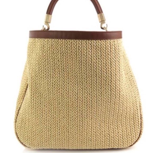 Yves Saint Laurent Handbags - YSL Yves Saint Laurent Roady straw bag